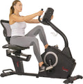 Programmable Recumbent Exercise Bike with 16 Levels of Resistance