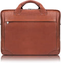 Leather 13ft Laptop & Tablet Briefcase - Compact Travel Companion