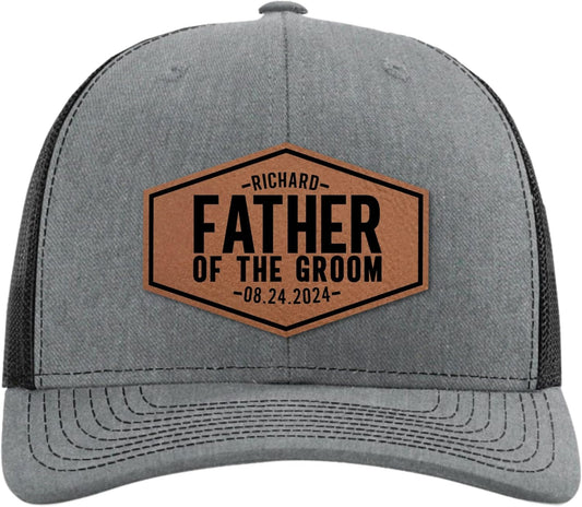 Personalized Groomsmen Proposal Gifts Set of Hats for Team Groom
