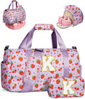 Girl Gym Bag with Shoe Compartment - Personalized Kids Weekender
