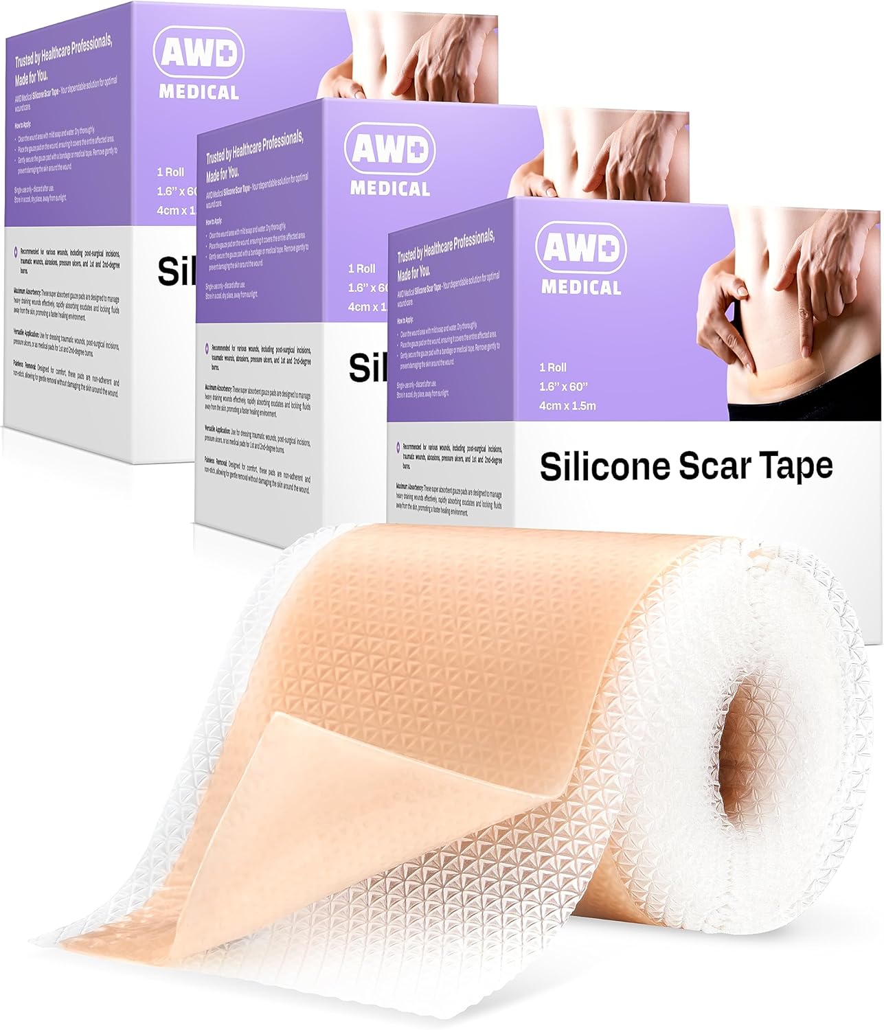 AWD Silicone Scar Sheets for Effective Scar Treatment Solutions