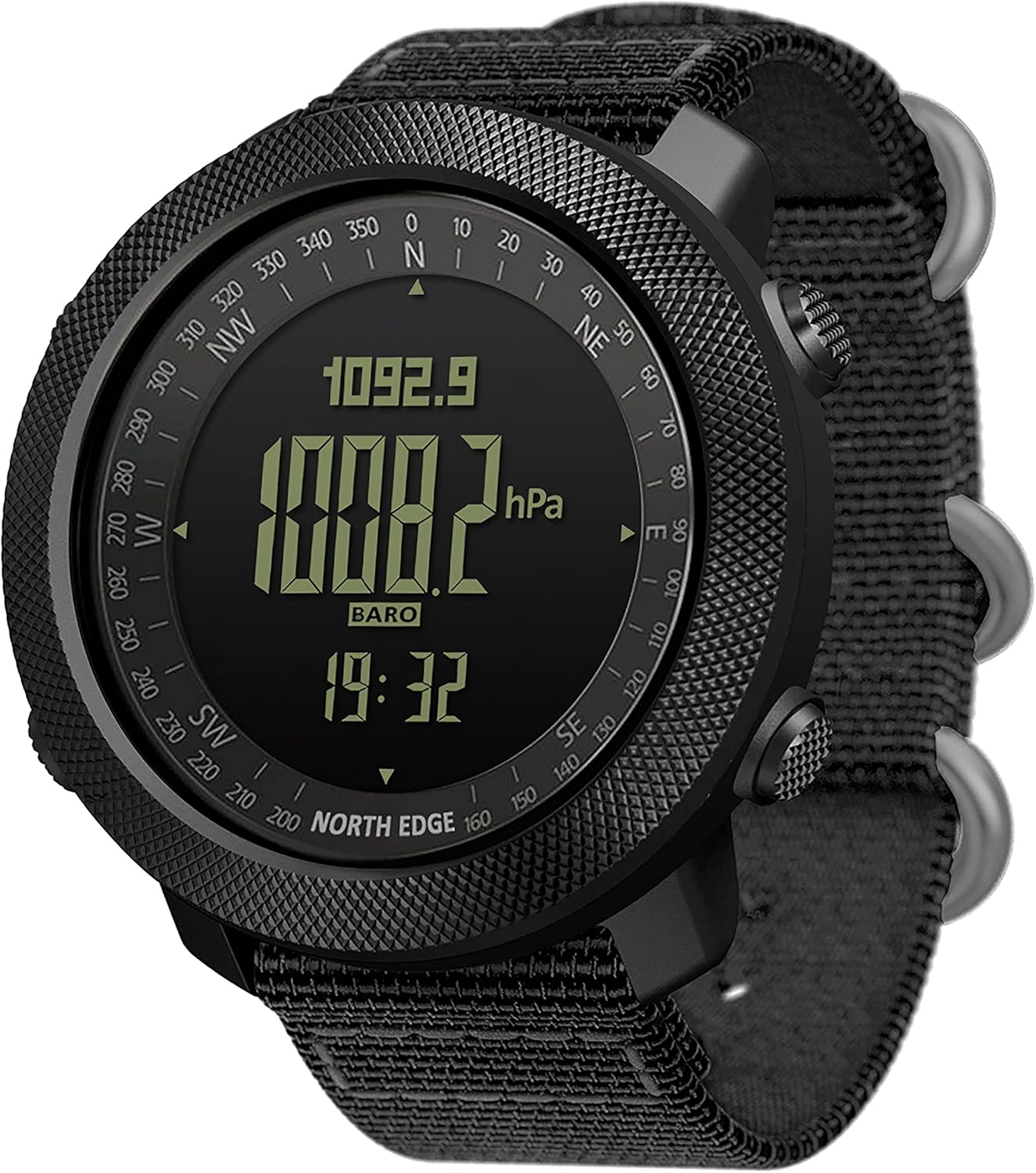 NORTH EDGE Apache Tactical Sports Watch: Solid, Durable & Packed with Features!