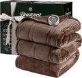 Beautyrest Heated Blanket Full - Plush Sherpa Electric Blanket