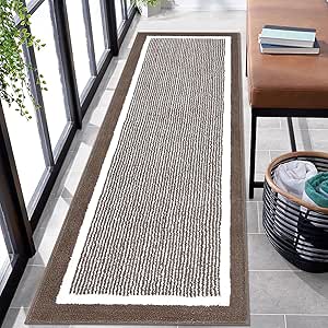 HEBE Runner Rug for Hallway Entryway Washable 2ftx6ft Non Slip