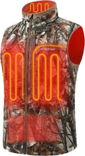 Heated Hunting Vest for Men - 20-Hour Runtime Camo Heated Vest