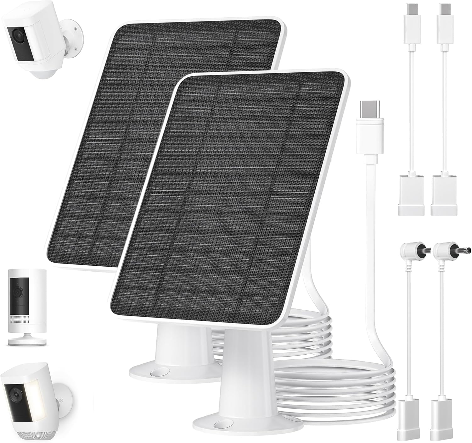 5W Solar Panel for Ring Camera - Continuous Power Supply Solution