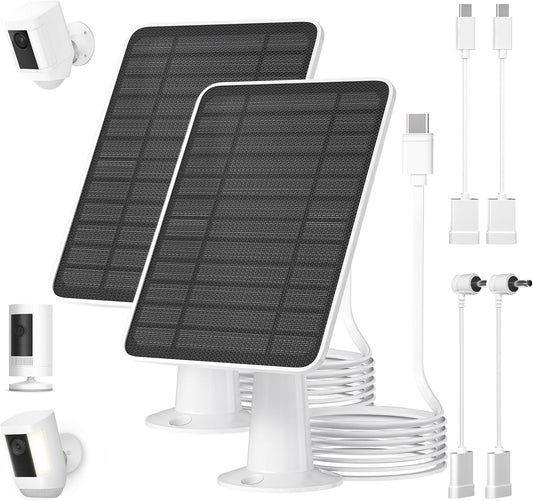 5W Solar Panel for Ring Camera - Continuous Power Supply Solution