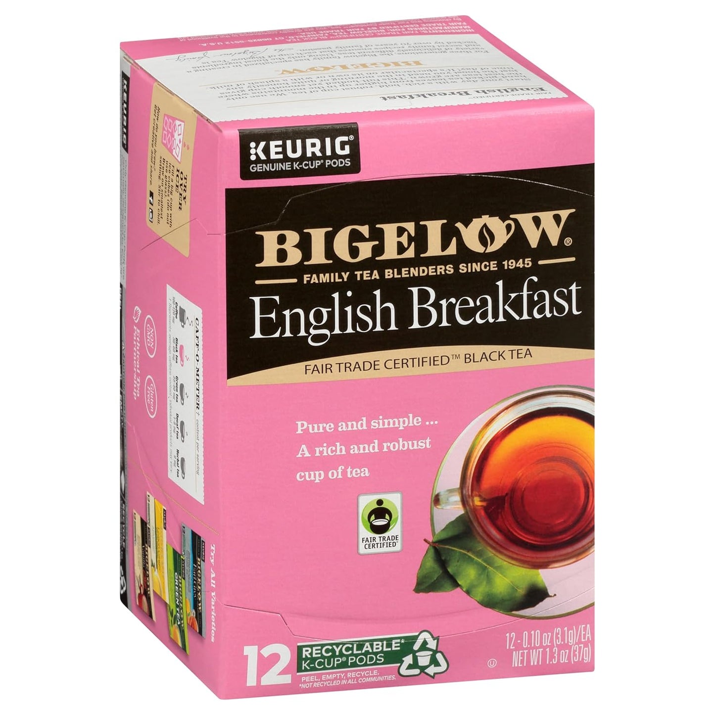 Bigelow Tea English Breakfast Black Tea K-Cup Pods for Tea Lovers