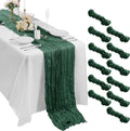 Cheesecloth Table Runner 17x108 in 12 Pack - Wrinkled Sheer Event