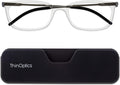ThinOptics unisex-adult Rectangular Reading Glasses - Ultra Thin Case