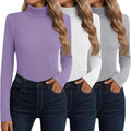 Everyday Cotton Turtleneck Long Sleeve Tops for Women by Neer