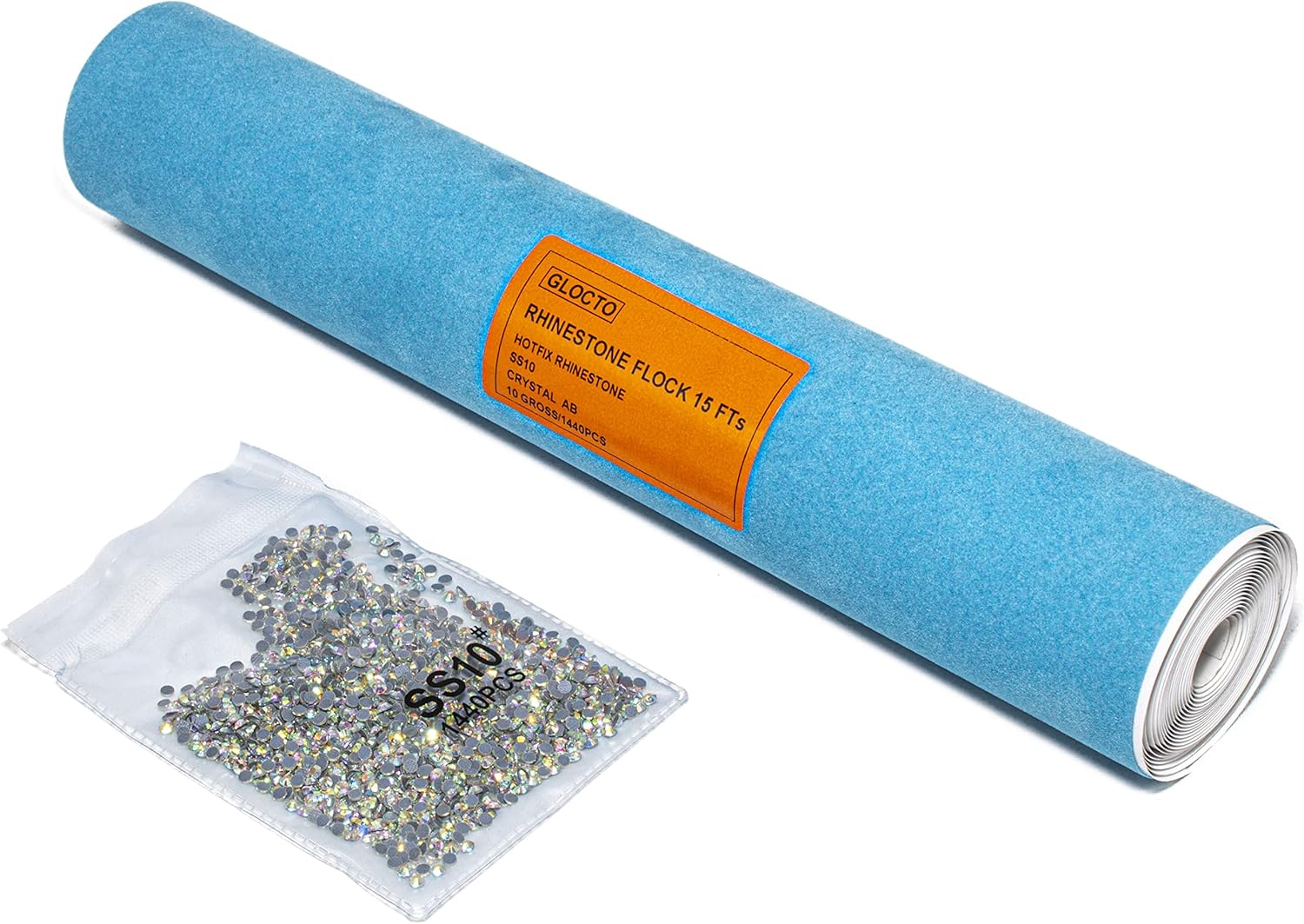 Rhinestone Flock Roll 12in x 15ft for Hotfix Rhinestones