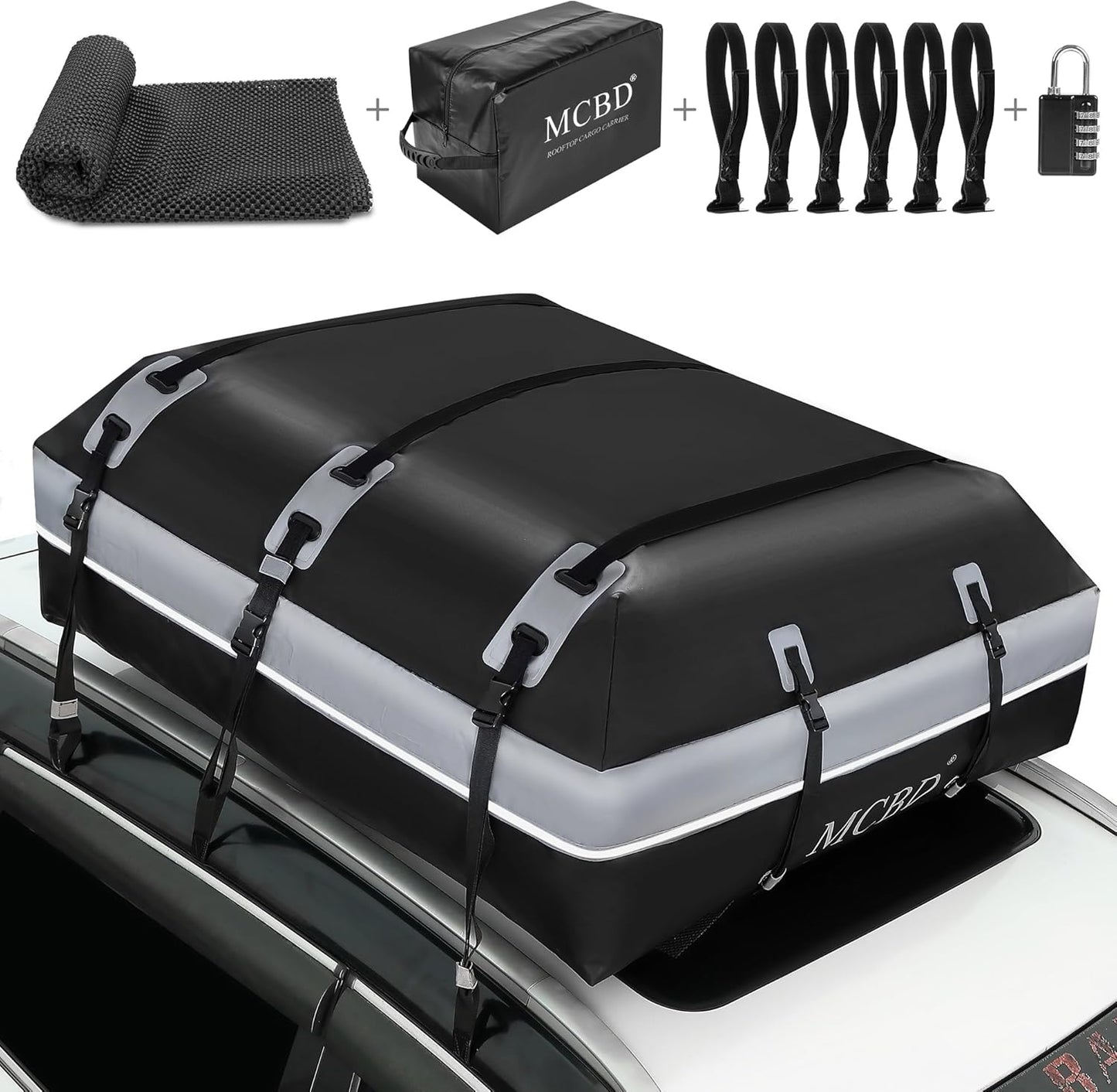 Rooftop Cargo Carrier 21 Cubic Feet Waterproof Luggage Bag