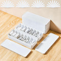 Tatuo 4 Pcs Cable Organizer with 40 Wire Ties - Clear Cord Storage Kit