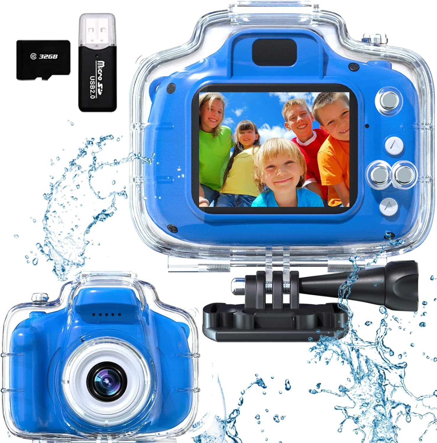 Waterproof Kids Camera HD Video: Best Gift 3-12yrs