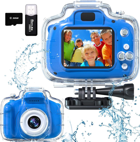 Waterproof Kids Camera HD Video: Best Gift 3-12yrs