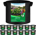 30 Gallon Thickened Non-Woven Grow Bags for Efficient Gardening