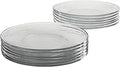 Anchor Hocking 6 Inch Glass Salad Plates Set of 12 for Every Occasion
