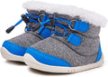 Toddler Baby Snow Boots Winter Shoes - Faux Fur Lined Warm Boot