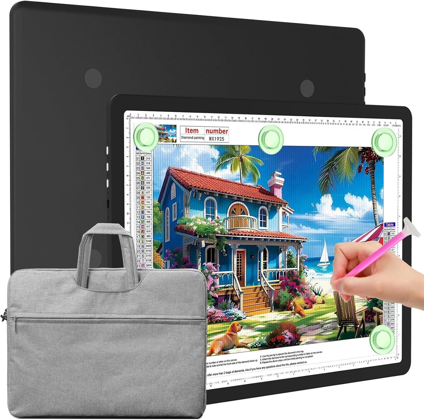 Elice Magnetic A3 Light Board for Diamond Painting and Tracing