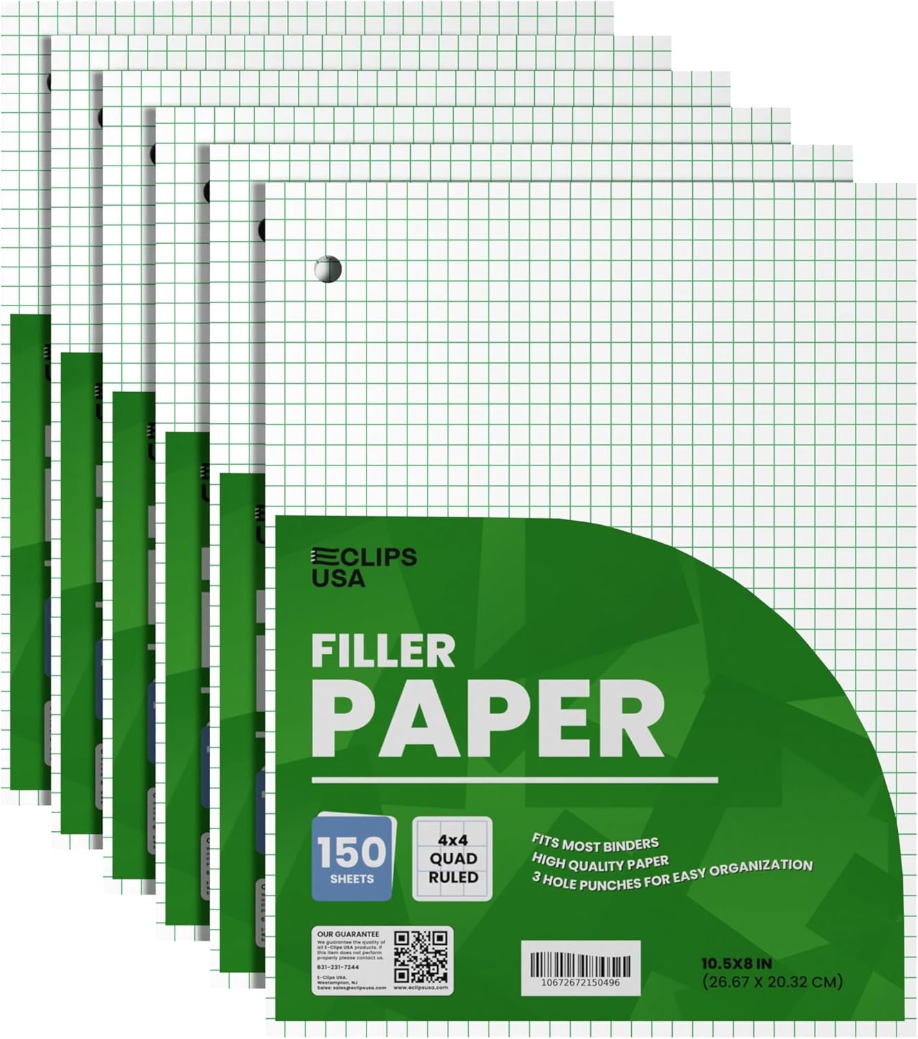 Loose Leaf Graph Paper for Math, Science, and Art Projects