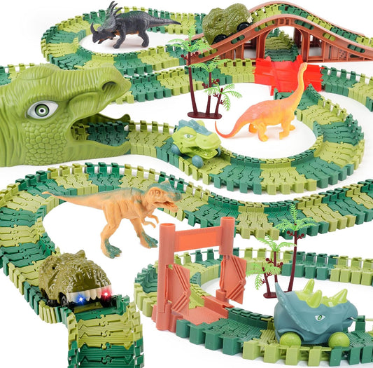GIAT Dinosaur Track Toys - Exciting Race Set for Kids Ages 3-7