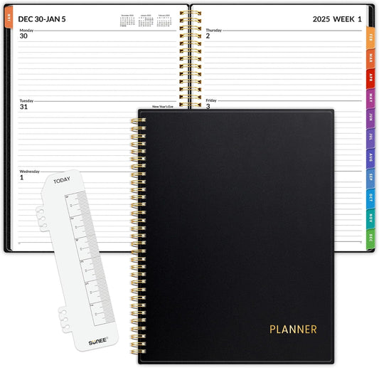 SUNEE 2025 Planner - Stay Organized All Year 8.5x11