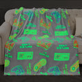 Gaming Blanket Toys Gifts for Boys - Glow in The Dark Game Controller