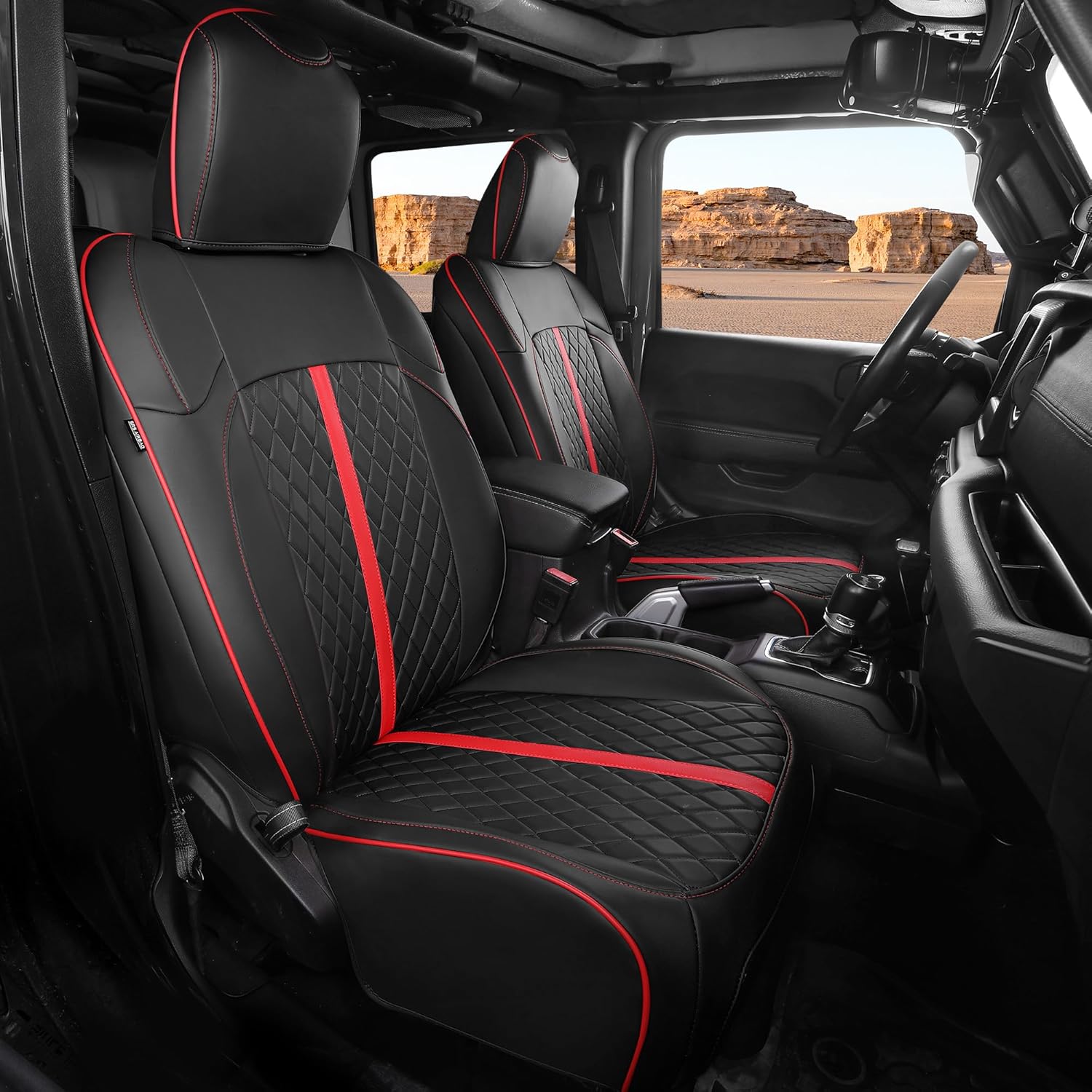 Custom Jeep Wrangler Seat Covers 4Door JL Luxury Waterproof Fit