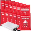 Mondoshop Fire Blanket for Home Kitchen Camping - 12 Pack