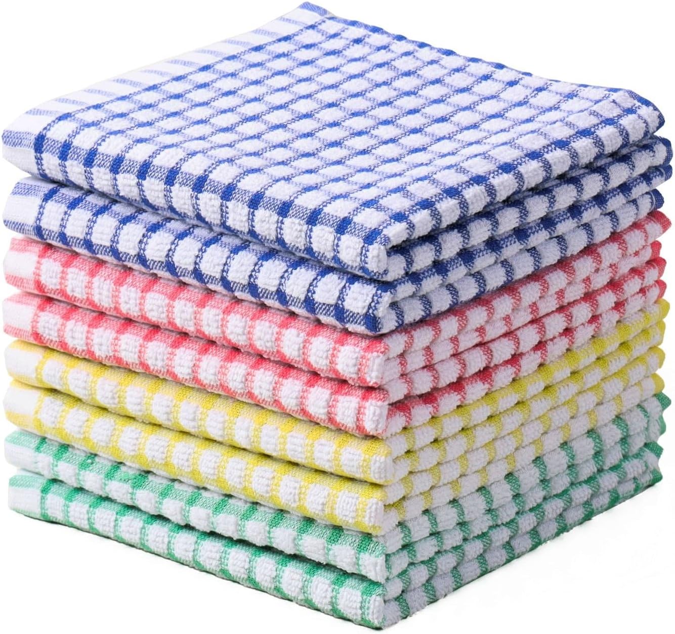 Oeleky Super Absorbent Dish Cloths - Pack of 8