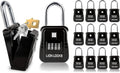Lion Locks 1500 Key Lock Box with Code - Heavy-Duty Outdoor Security