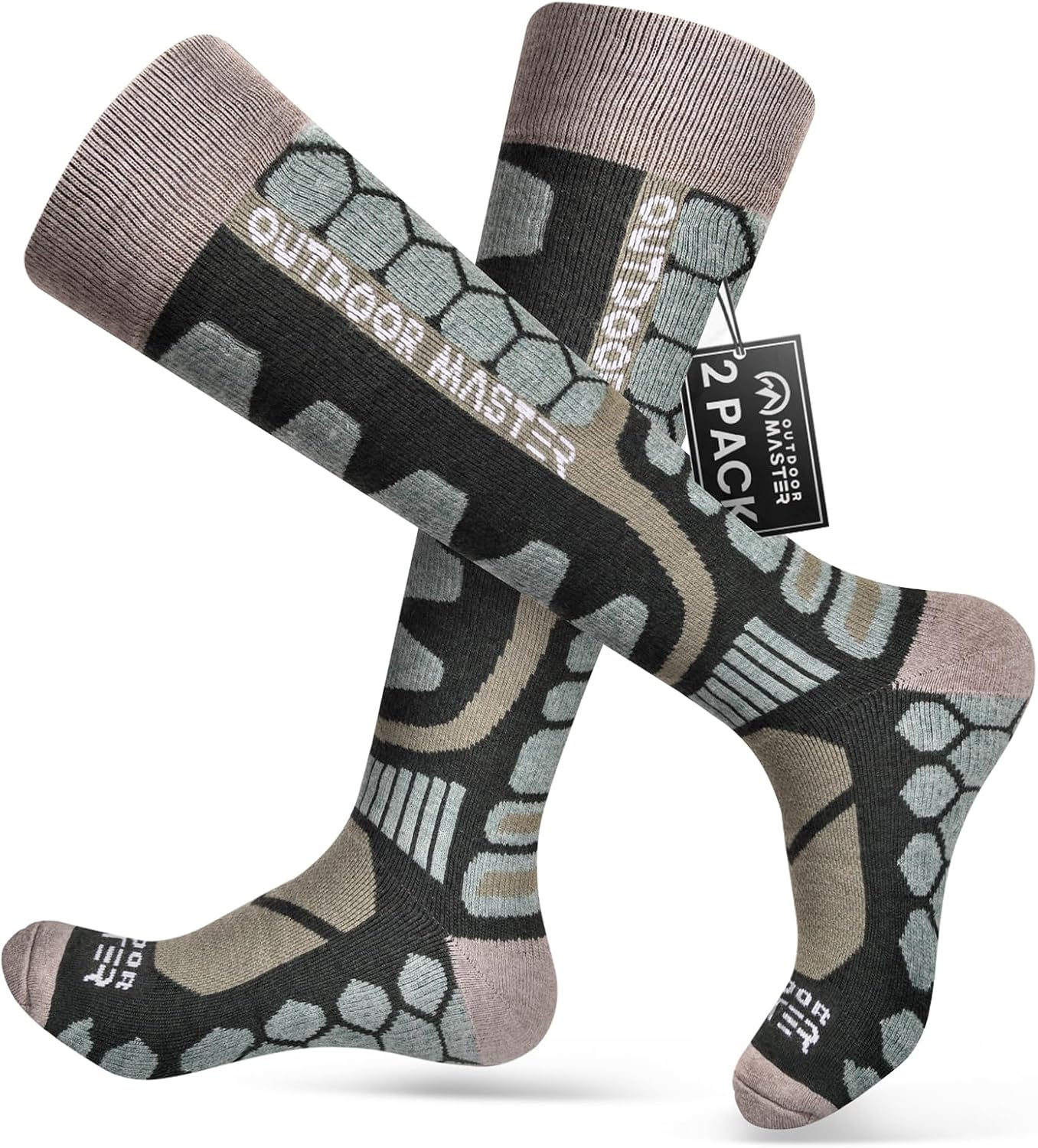 Compression Merino Ski Socks - Warm Winter Comfort