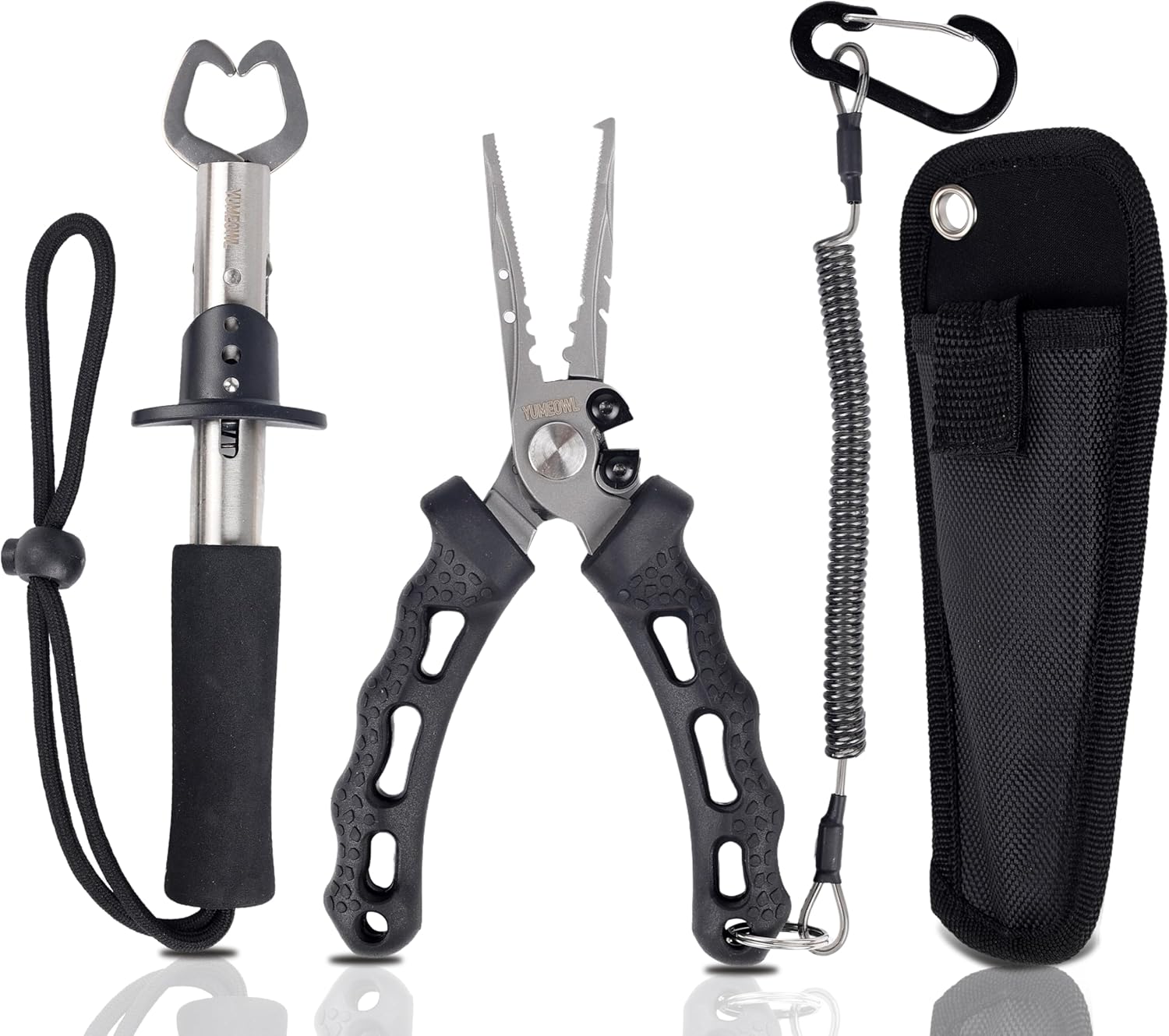 YUMEOWL Fishing Pliers: Ergonomic, Saltwater Resistant