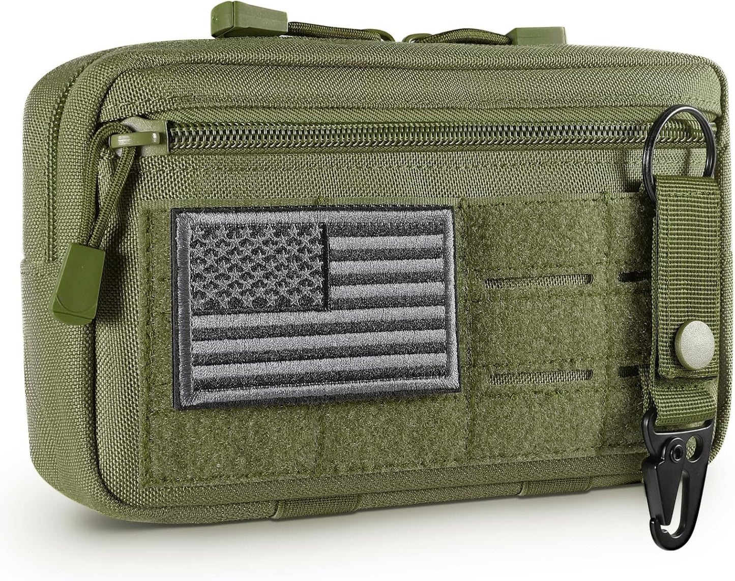 Tactical MOLLE Admin Pouch with Bonus Patch & Keychain