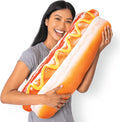 30 in 3D Supreme Hot Dog Throw Pillow - Plush, Ultra Soft Cushioned