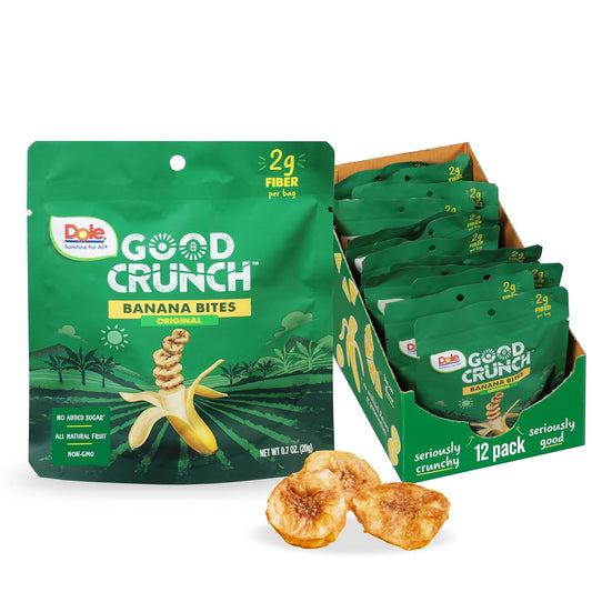 Dole Good Crunch Banana Bites - Gluten-Free Vegan Snack