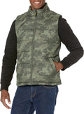 Midweight Fleece-Lined Insulated Puffer Vest - Warm, Lightweight