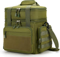 Tactical Lunch Box for Men - Insulated Cooler Bag 15L Green