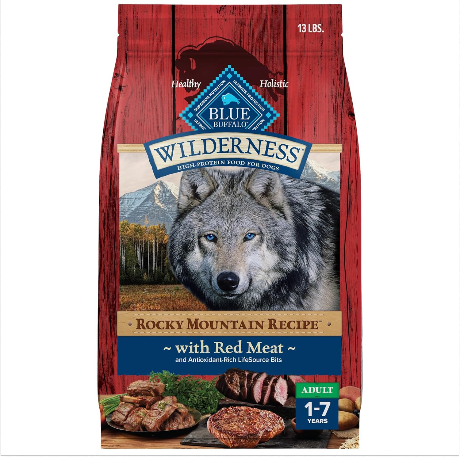 Blue Buffalo Wilderness High-Protein Red Meat Dog Food Review