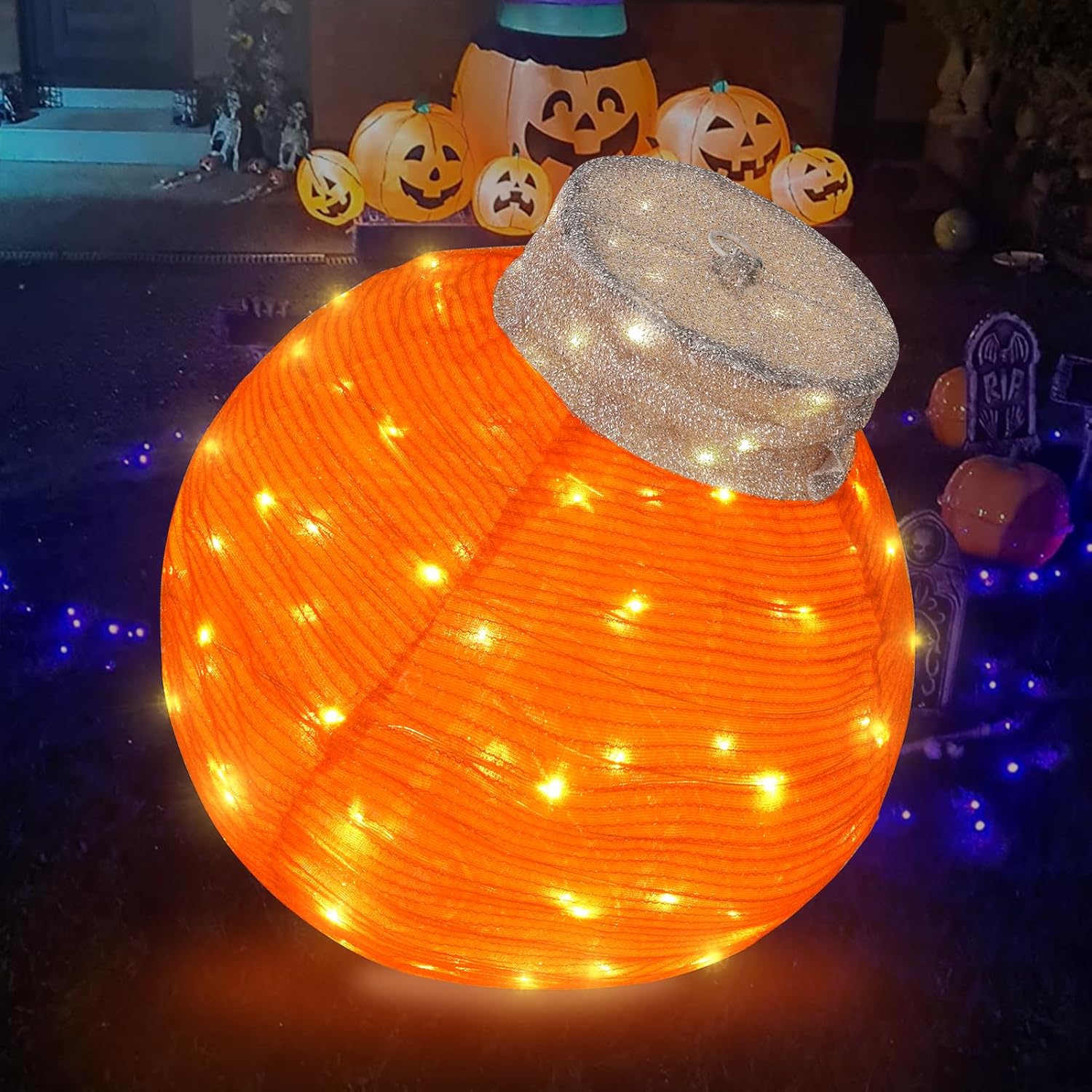 Lighted Pop-Up Outdoor Halloween Ornaments for Festive Decor