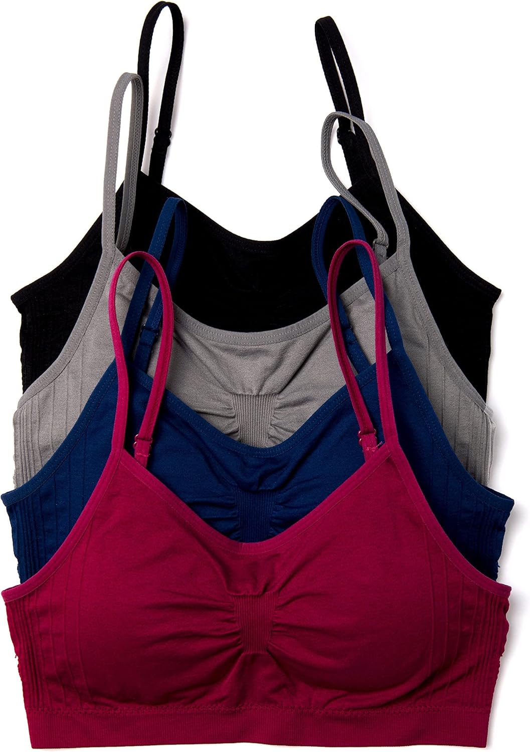 Kalon 4 Pack Womens Cami Bras for Ultimate Comfort and Style