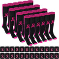 Breast Cancer Awareness Socks and Wristbands for Sports Events