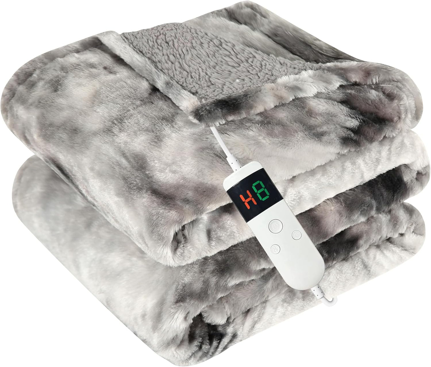 Electric Heated Blanket Throw for Cozy Full Body Warmth