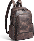 Computer Backpack for Women Soft Leather with 15.6 in Laptop