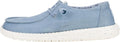 Hey Dude Wendy Chambray Lace-Up Loafer - Lightweight Comfort Flex