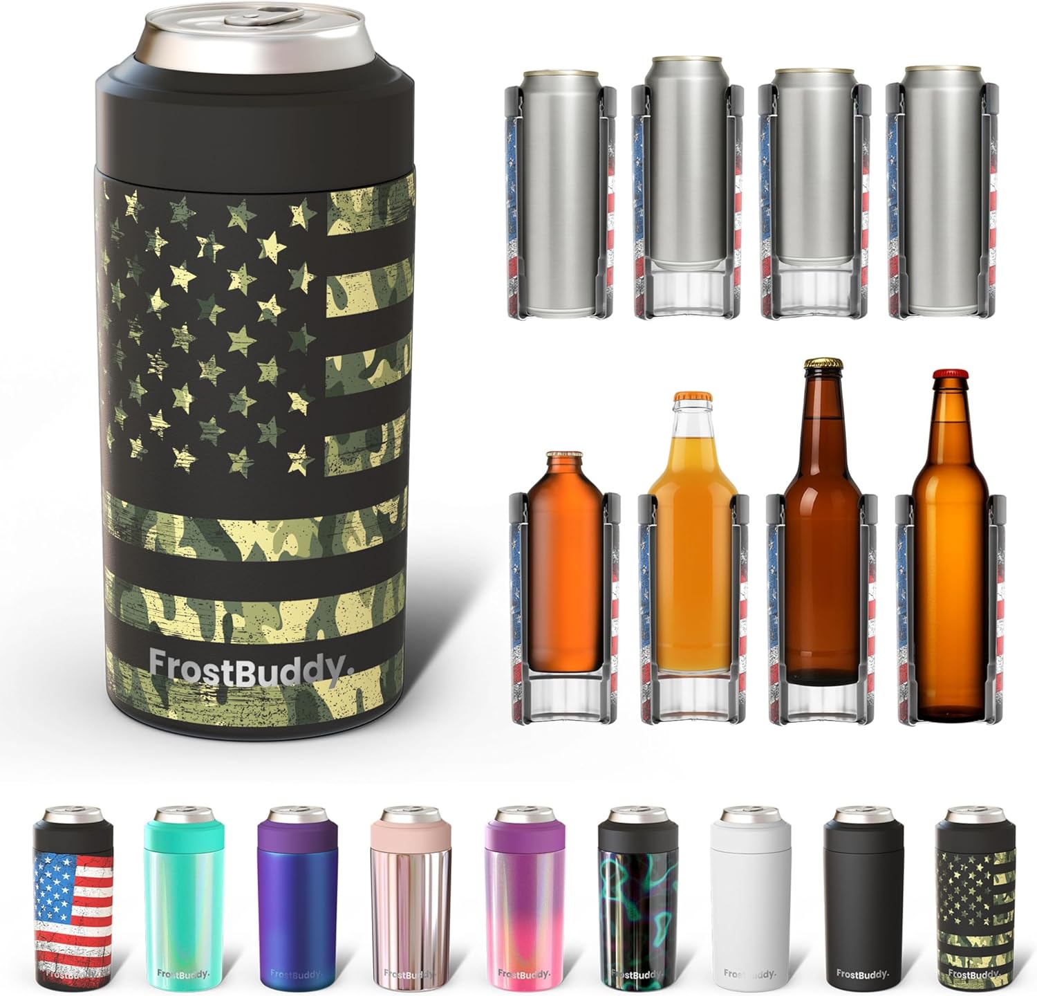 Frost Buddy Universal Can Cooler - Fits All Sizes & Styles