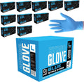 4 MIL Blue Nitrile Gloves Case of 1000 - Heavy Duty Protection