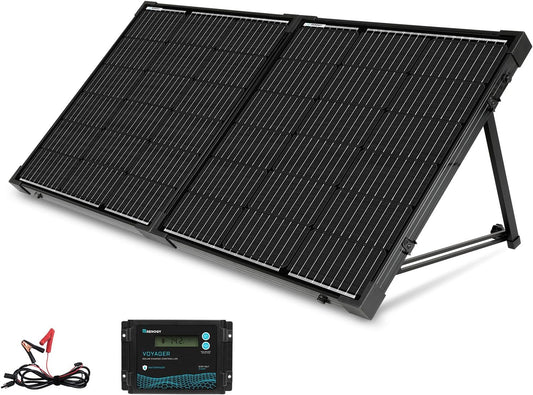 Renogy 100W Portable Solar Panel Kit - Waterproof & Foldable