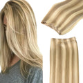 GOO GOO Sew in Hair Extensions 20in Light Blonde - Natural Volume